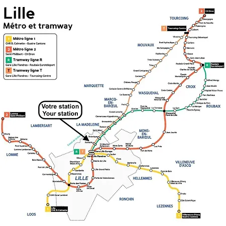 2 Bedroom With Balconies & Private Parking * 라 마들렌